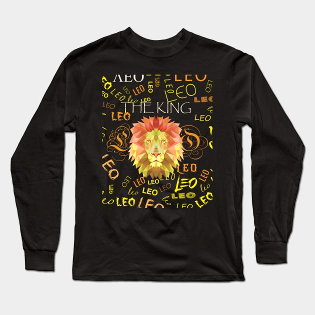 leo (yellow) Long Sleeve T-Shirt by gardenheart